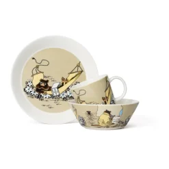 Taza The Muskrat Moomin 30 cl, Beige
