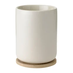 Taza térmica con posavasos Theo 25 cl, Sand