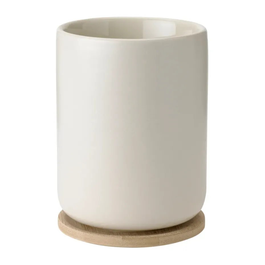 Taza térmica con posavasos Theo 25 cl, Sand