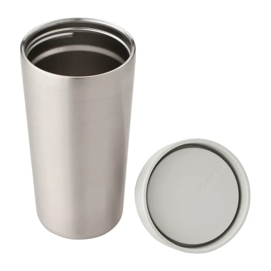Taza térmica Make & Take 36 cl, Gris claro