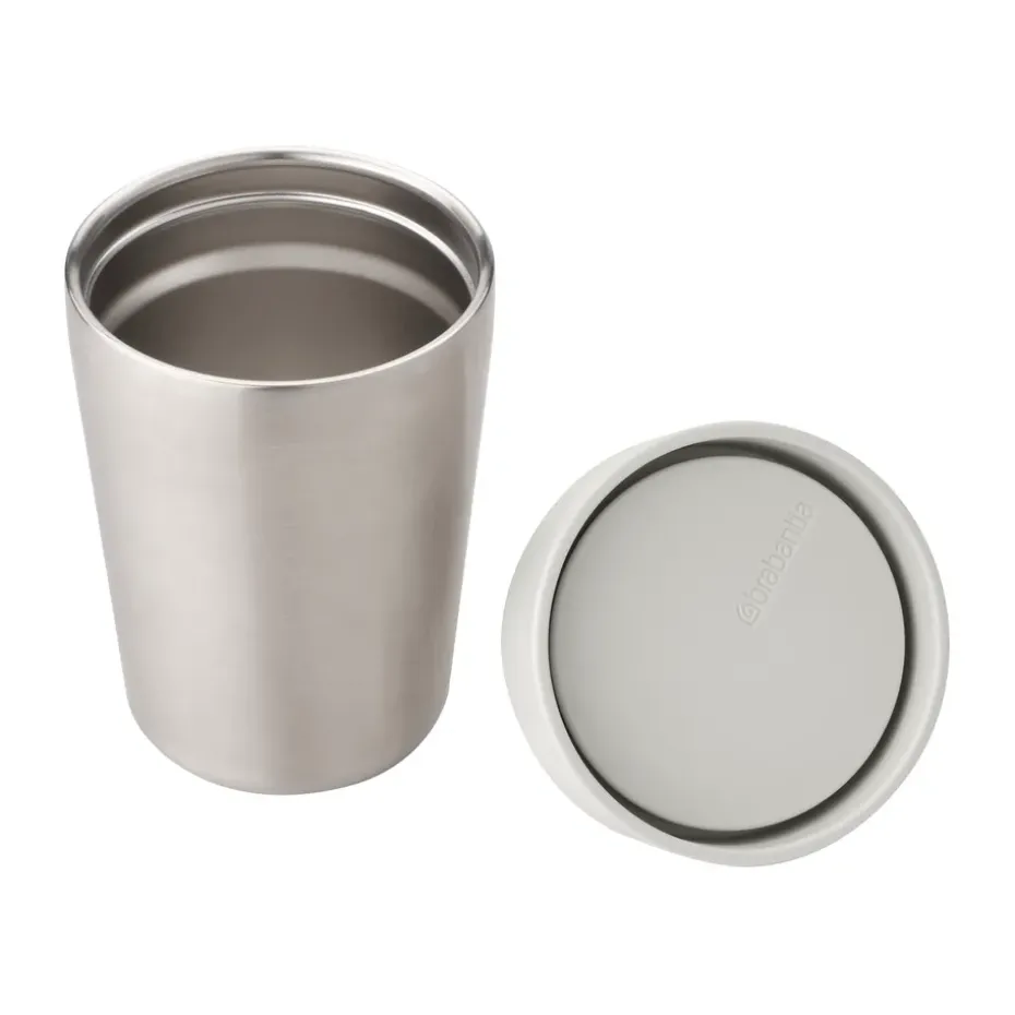Taza térmica Make & Take 20 cl, Gris claro