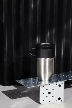 Taza térmica para coche Ted 28 cm, Plata