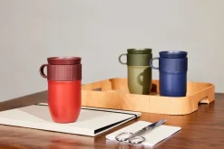Taza térmica para coche Ted 28 cm, Azul