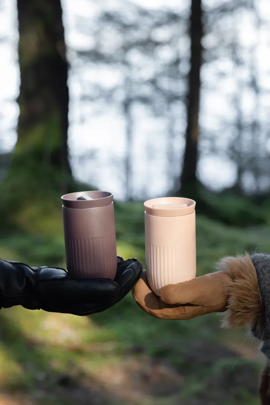 Taza térmica para coche Tova 32 cl, Rosa Pantone
