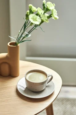 Taza y platillo Freckle 26 cl, Beige