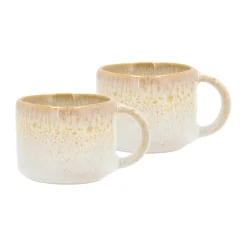 Tazas de espresso Styles 8 cl, 2-pack, Creme-sand