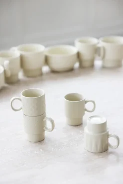 Tazas espresso Coffee & More, 4-pack, Beige
