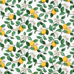 Tela Citronlycka, blanco