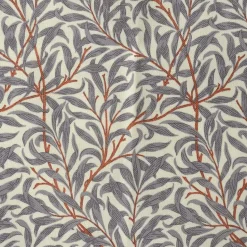 Tela Ramas, gris-naranja