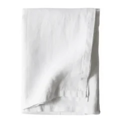 Tell Me More mantel de lino 145x270 cm, Blanco decolorado
