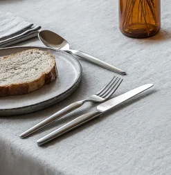 Tenedor de entrante Bergen mate, acero inoxidable