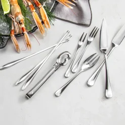 Tenedor de langosta Radford brillante, acero inoxidable