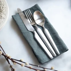 Tenedor de mesa Bergen mate, acero inoxidable