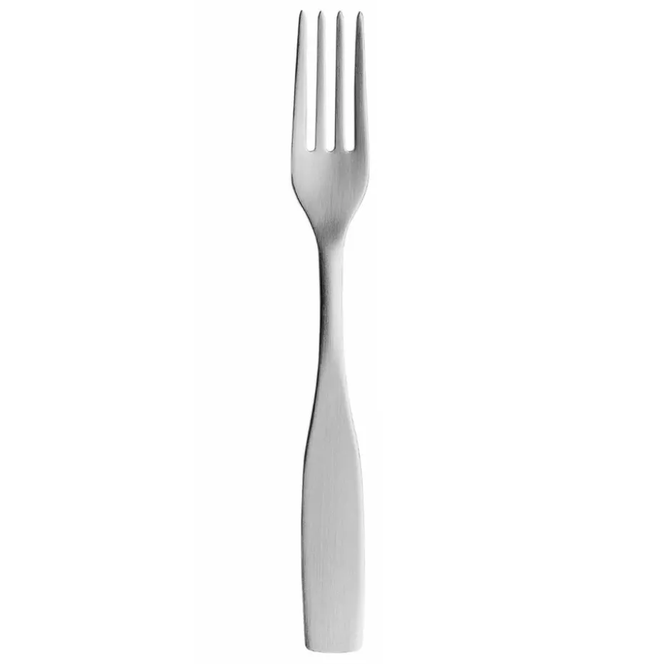 Tenedor de mesa Citterio 98, acero inoxidable mate