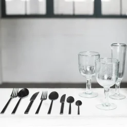 Tenedor de mesa Pure, negro