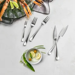 Tenedor de pescado Radford brillante, acero inoxidable