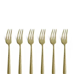 Tenedores de postre Felicity 15,6 cm 6-pack, Champagne