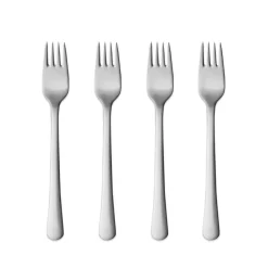 Tenedores para tarta Copenhagen mate, set de 4