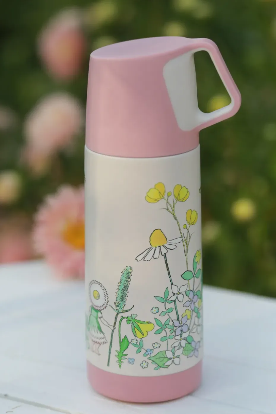 Termo Elsa Beskow Blomsterfesten 35 cl, Blanco