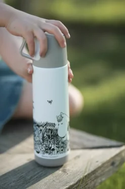 Termo Mumin Graphic 50 cl, Blanco-negro