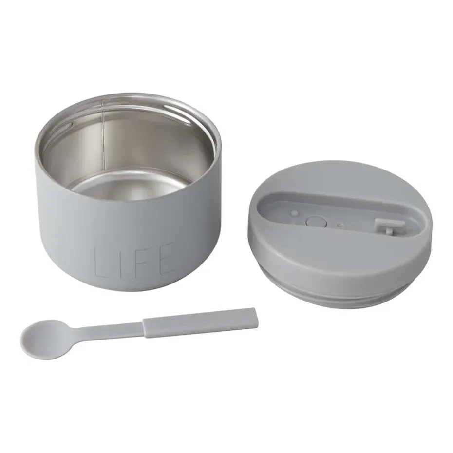 Termo pequeño Design Letters, Life-Grey