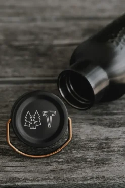 Termo SNÖRÖK 750 ml, Negro mate