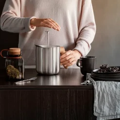 Tetera de émbolo Nordic Kitchen, acero inoxidable