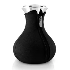 Tetera Eva Solo con funda tejida, negro
