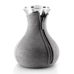 Tetera Eva Solo con funda tejida, gris oscuro