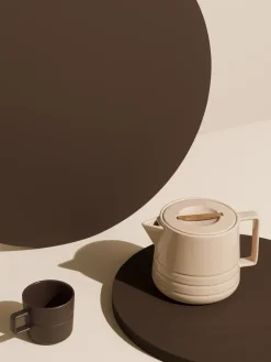 Tetera Lines 1,5 L, Beige