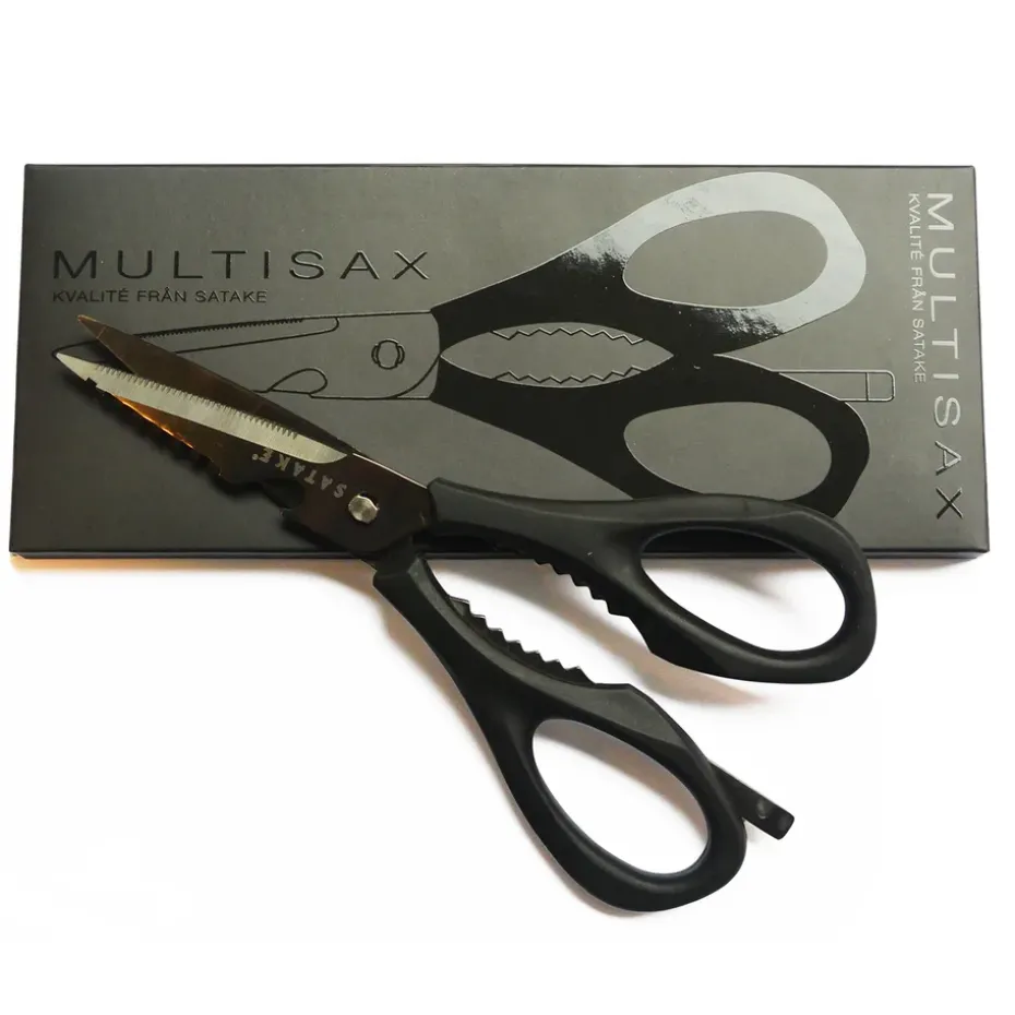 Tijeras con 5 funciones Satake, negro