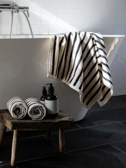 Toalla Bonnie 70x140 cm, Negro