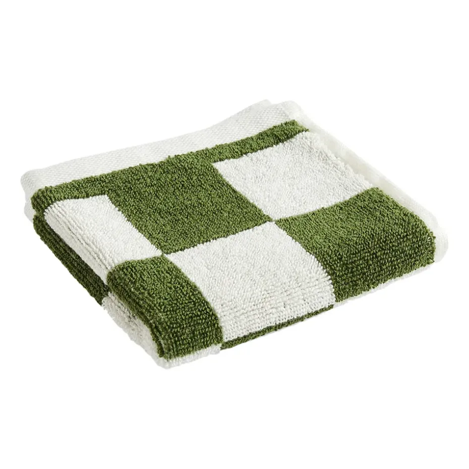 Toalla Check 30x30 cm, Matcha
