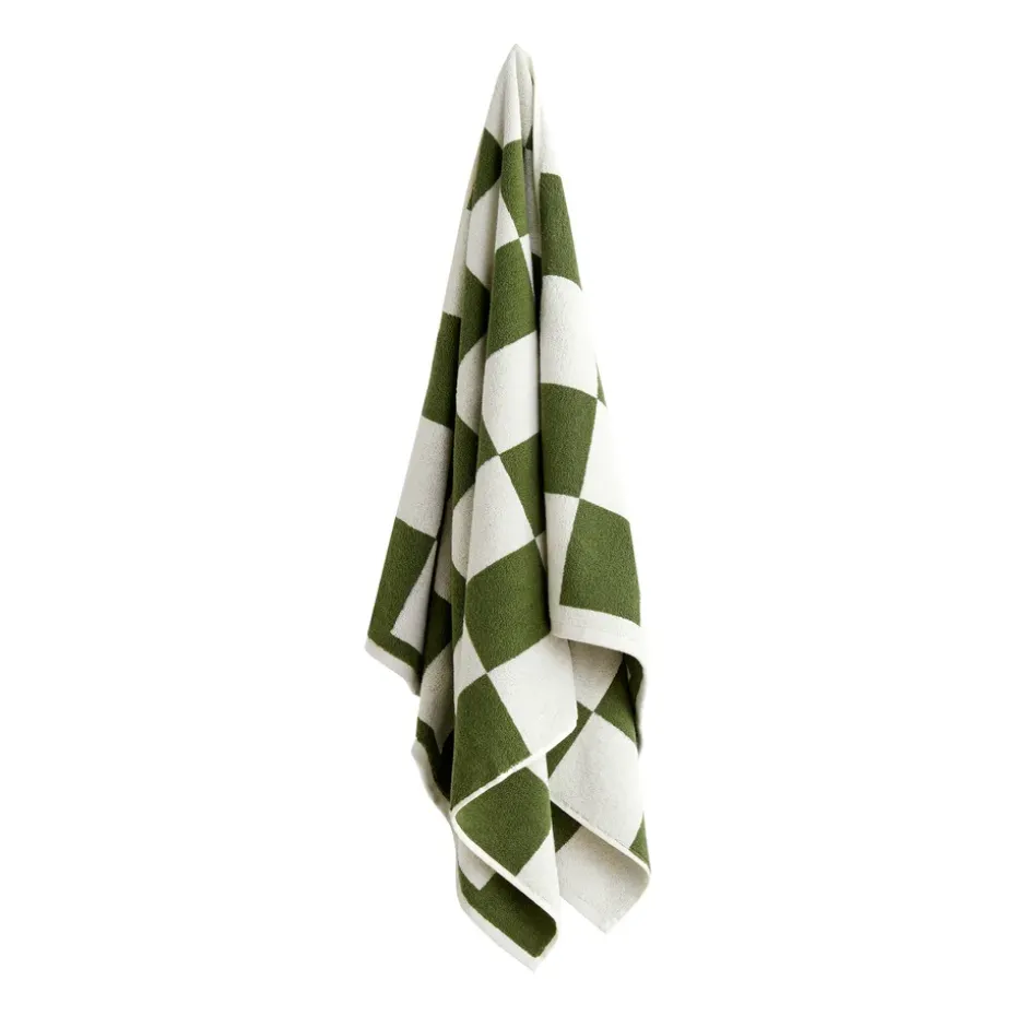Toalla de baño Check 70x136 cm, Matcha