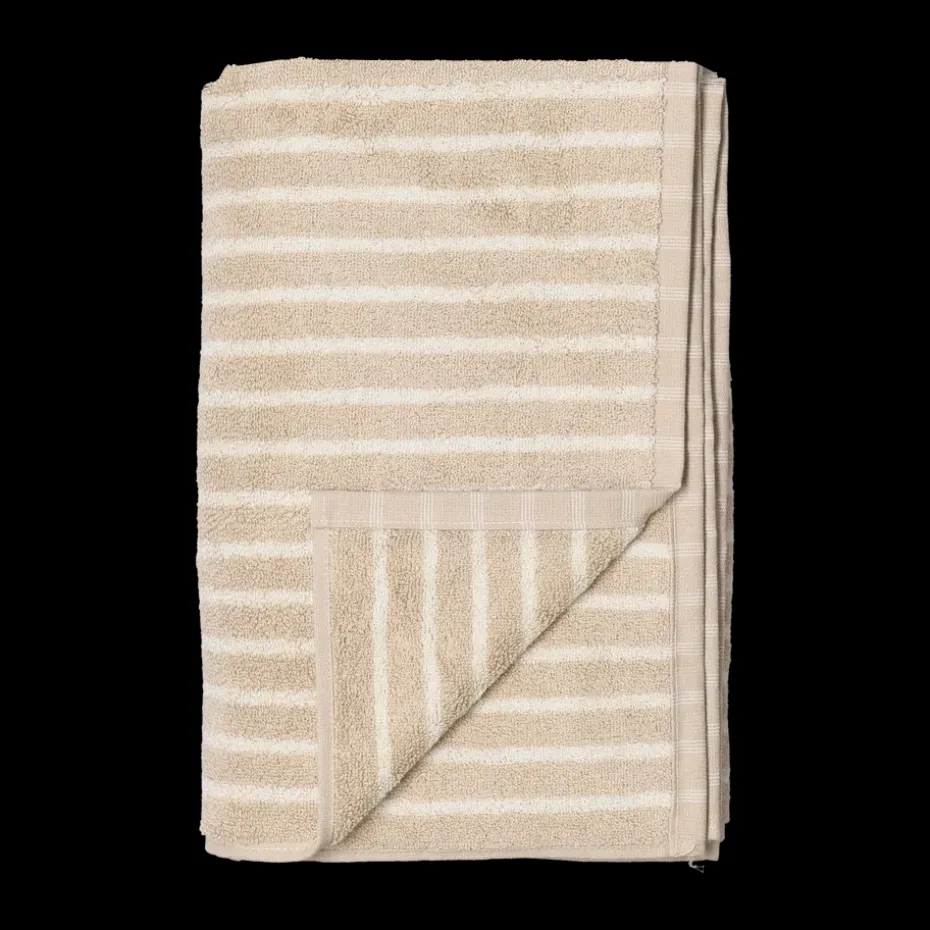 Toalla de baño Drift 70x140 cm, Beige-blanco