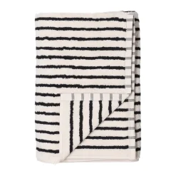 Toalla de baño Drift 70x140 cm, Blanco-negro
