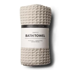 Toalla de baño Humdakin Waffle 70x135 cm, Light stone