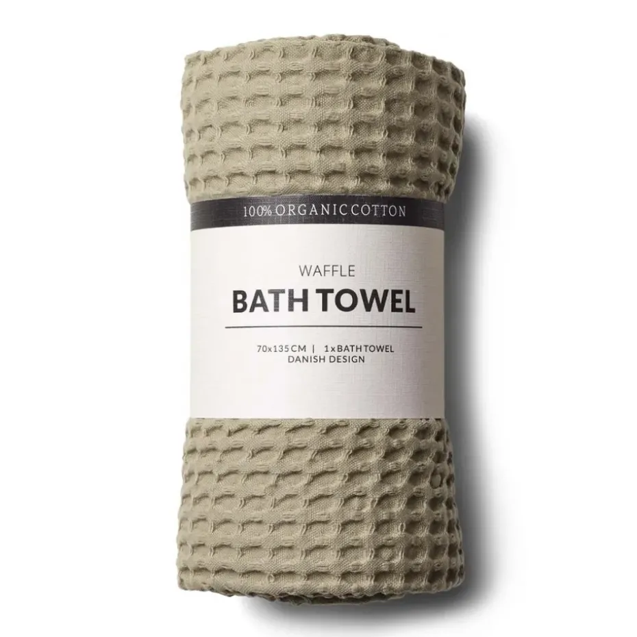 Toalla de baño Humdakin Waffle 70x135 cm, Oak