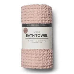 Toalla de baño Humdakin Waffle 70x135 cm, Blush