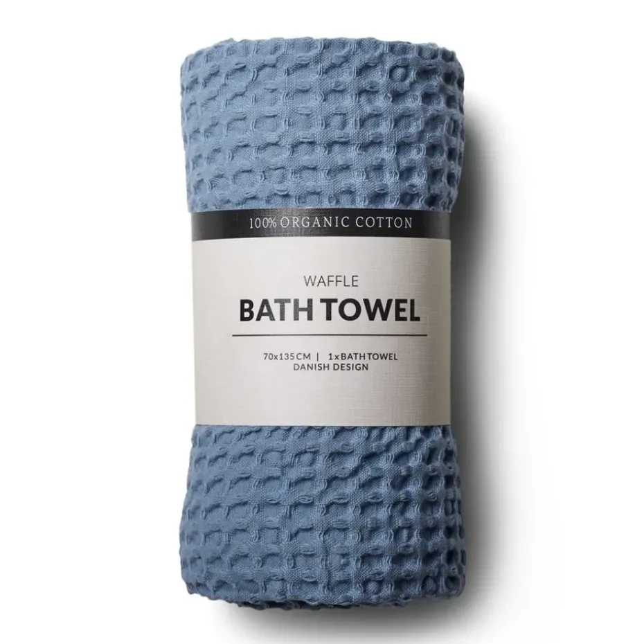 Toalla de baño Humdakin Waffle 70x135 cm, Ocean