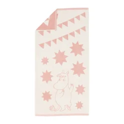 Toalla de baño Mumin 70x140 cm, Estrellas rosa