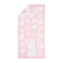 Toalla de baño Mumin 70x140 cm, Concha rosa