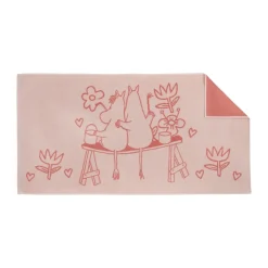 Toalla de baño Mumin 70x140 cm, Amor rosa