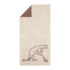 Toalla de baño Mumin 70x140 cm, Sniff marrón