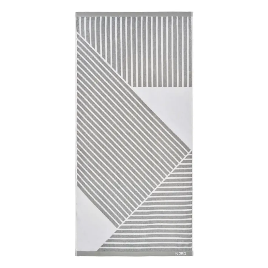 Toalla de baño Stripes 70x140 cm, gris