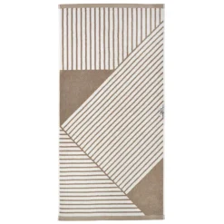 Toalla de baño Stripes 70x140 cm, beige