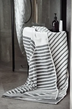 Toalla de baño Stripes 100x150 cm, Gris