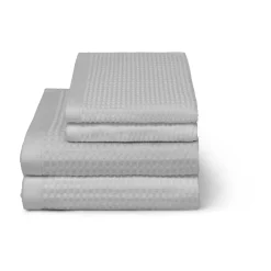 Toalla de baño Waffle 70x140 cm, Light grey