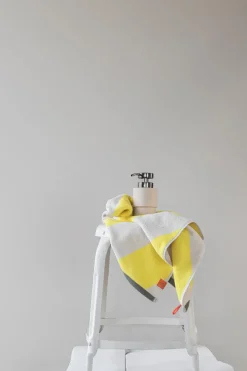 Toalla Diagonal, Yellow, 70x133 cm