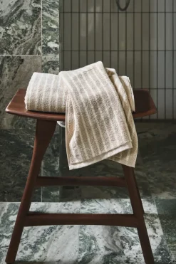Toalla Drift 50x70 cm, Beige-blanco